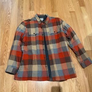 L.L. Bean Fleece Lined Plaid Shirt